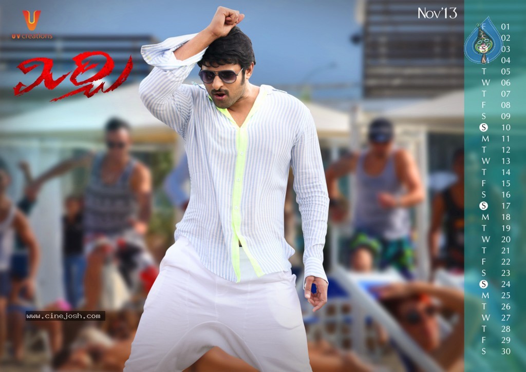 Mirchi Movie 2013 Calendar Photos - 9 / 12 photos