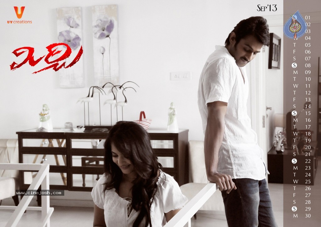 Mirchi Movie 2013 Calendar Photos - 12 / 12 photos