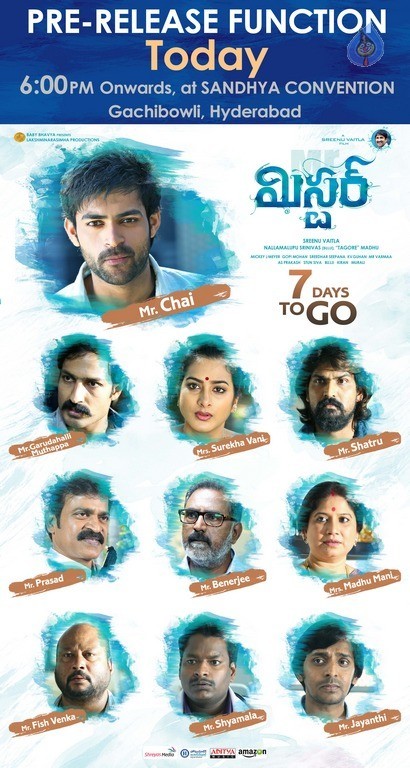 Mister 7 Days to go Posters - 1 / 2 photos