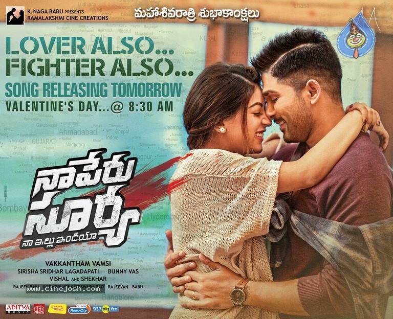 Naa Peru Surya Movie Song Stills - 2 / 2 photos