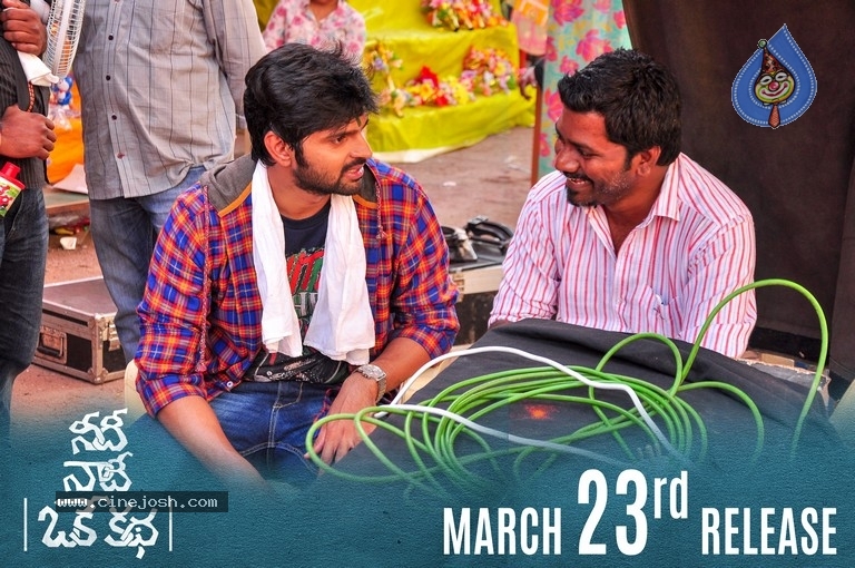 Needi Naadi Oke Katha Movie Making Posters - 8 / 10 photos