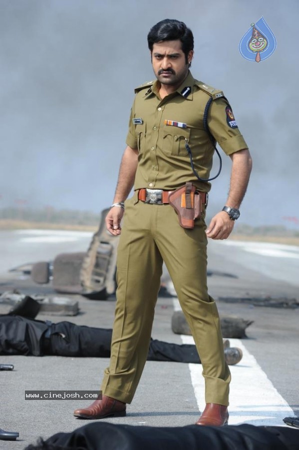 NTR in Police get up of Baadshah - 8 / 9 photos