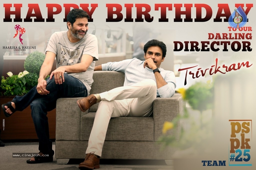 PSPK25 Director Trivikram Birthday Designs - 2 / 3 photos