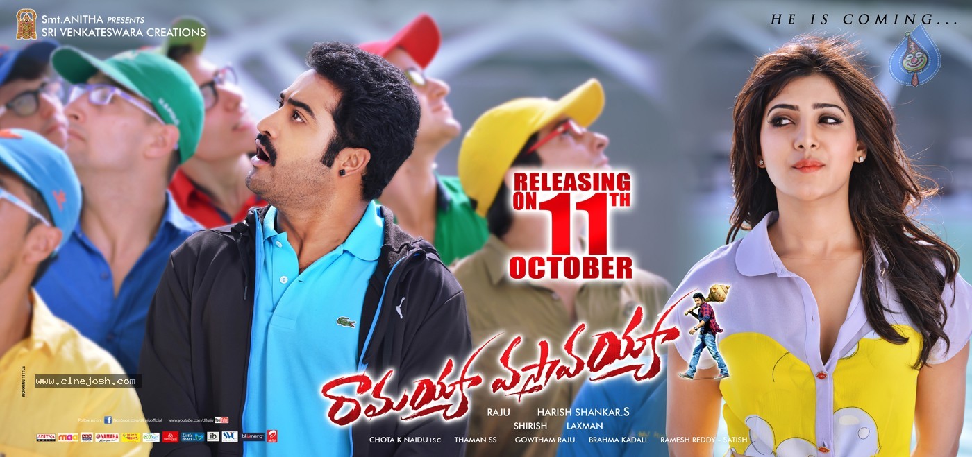 Ramayya Vasthavayya Release Posters - 3 / 7 photos