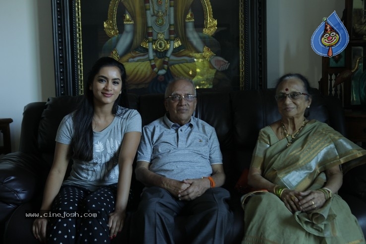Senior Director Singeetham  At Vallidhari Madhya Movie Sets - 18 / 35 photos