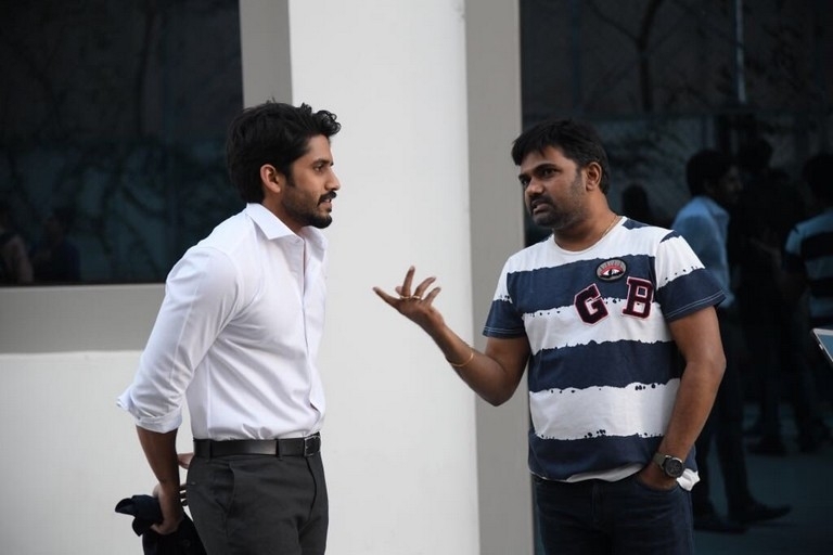Shailaja Reddy Alludu Movie Working Stills - 1 / 4 photos