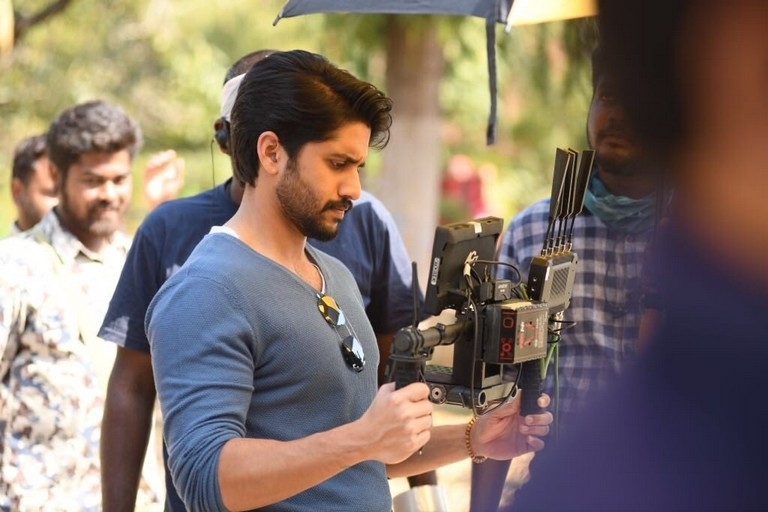 Shailaja Reddy Alludu Movie Working Stills - 3 / 4 photos