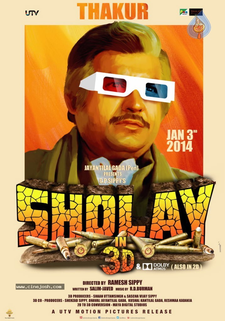 Sholay 3D Movie Wallpapers - 1 / 7 photos