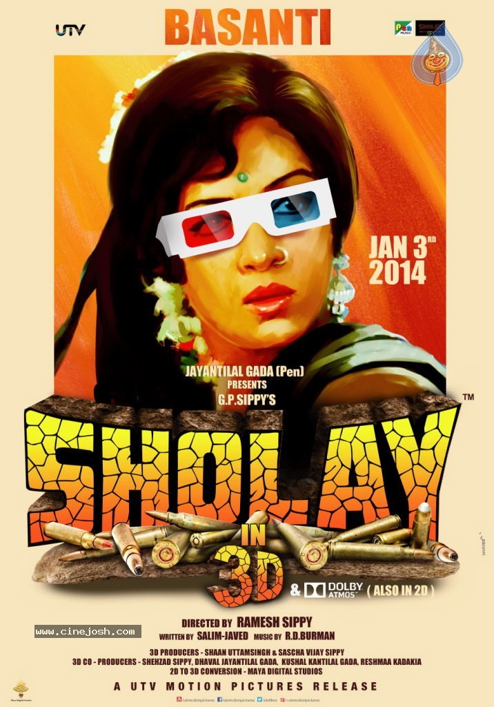 Sholay 3D Movie Wallpapers - 6 / 7 photos