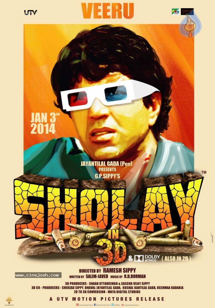Sholay 3D Movie Wallpapers - 7 / 7 photos