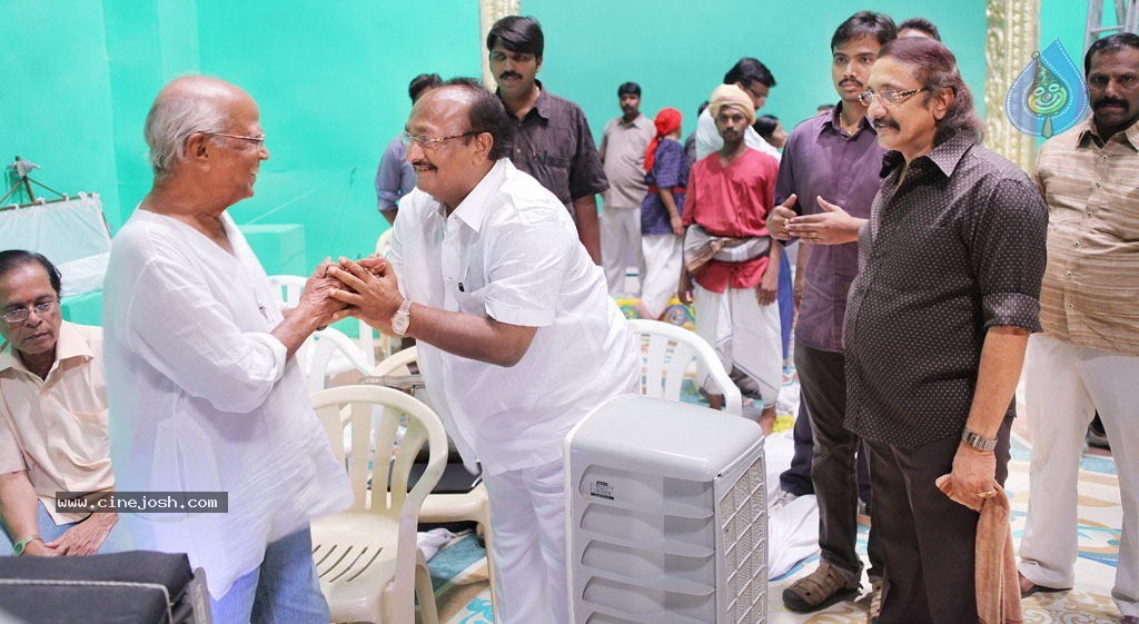 Sri Rama Rajyam Movie Working Stills - 2 / 22 photos