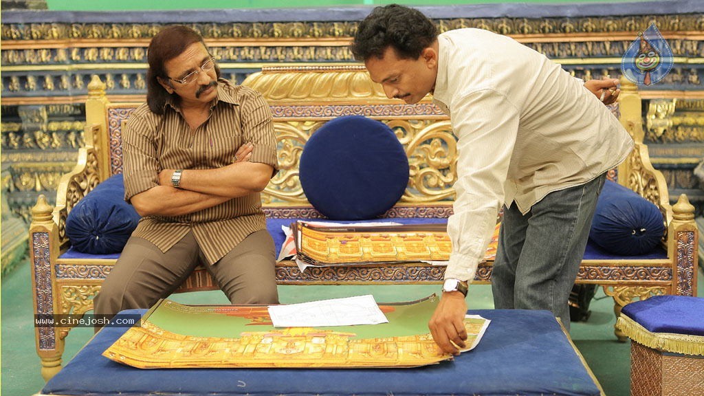 Sri Rama Rajyam Movie Working Stills - 10 / 22 photos