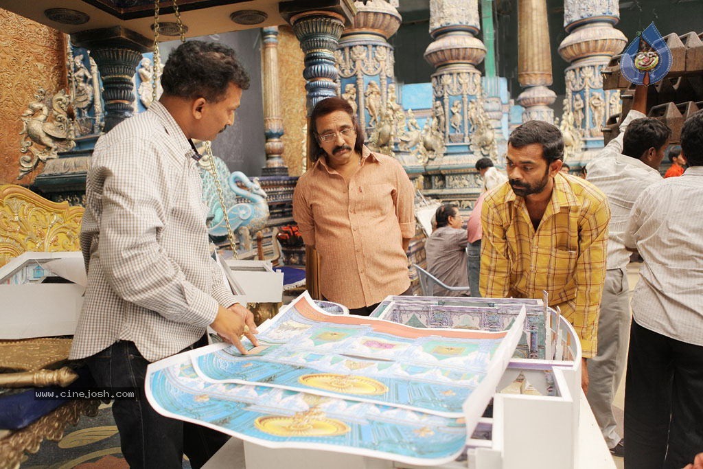 Sri Rama Rajyam Movie Working Stills - 19 / 22 photos