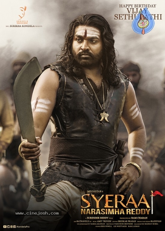 Sye Raa Movie Vijay Sethupathi First Look Poster And Still - 2 / 2 photos