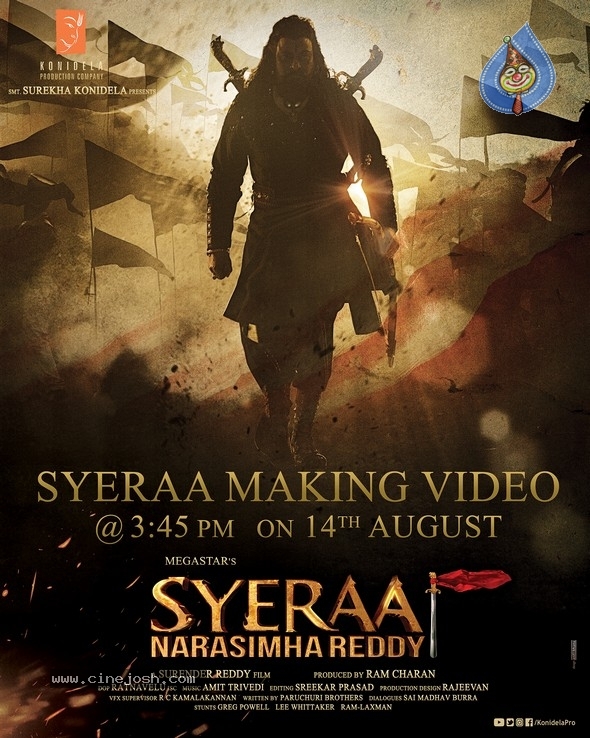 Syeraa Making Video Announcement Poster - 1 / 2 photos