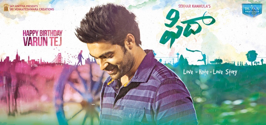 Fida Movie Varun Tej Birthday Wallpapers - 1 / 2 photos