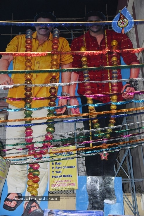 Venky Mama Team At Devi Theater - 53 / 58 photos