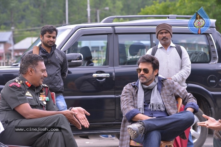 Venky Mama Working Stills - 1 / 5 photos