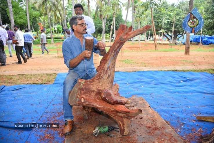 Vishnu Manchu To Host Wood Carving Artists Live Work Jnana In Tirupati - 5 / 17 photos