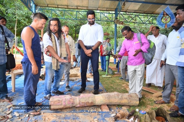 Vishnu Manchu To Host Wood Carving Artists Live Work Jnana In Tirupati - 9 / 17 photos