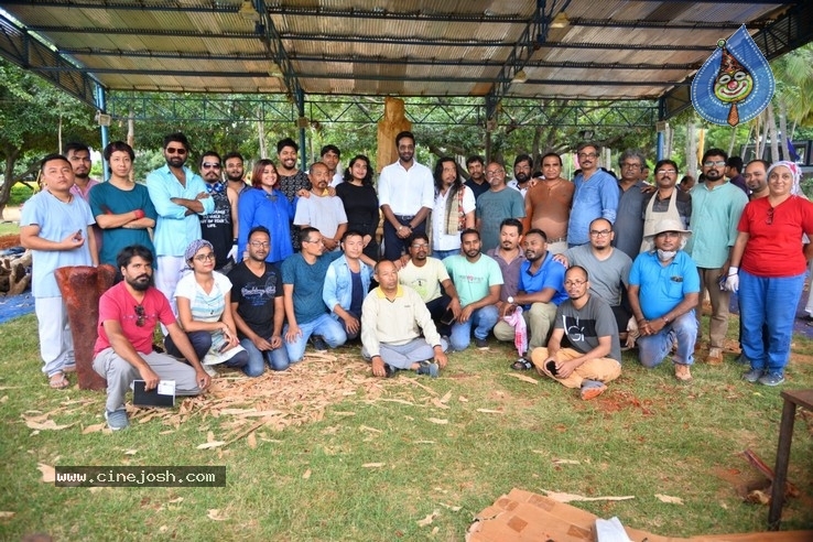 Vishnu Manchu To Host Wood Carving Artists Live Work Jnana In Tirupati - 17 / 17 photos