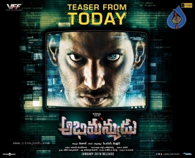 Abhimanyudu Teaser Release Today Poster - 1 of 1