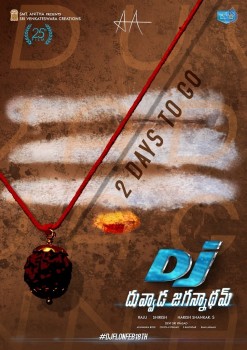 Dj Movie 2 Days To go Poster - 1 of 1