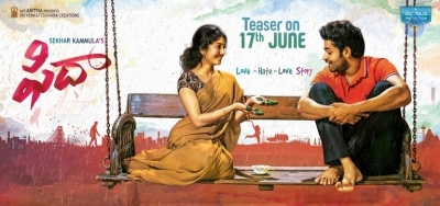 Fidaa Movie Teaser Release Date Poster - 1 of 1