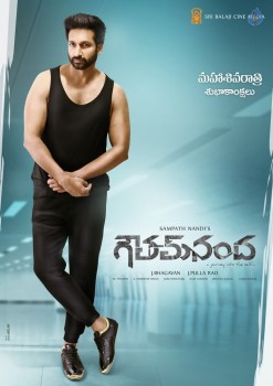 Gautham Nanda Action Look Poster and Photo - 1 of 2