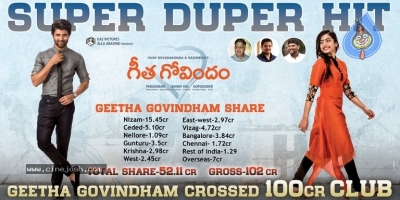 Geetha Govindam 100 CR Gross Posters - 2 of 2