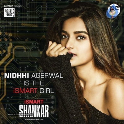 iSmart Shankar Movie Nidhi Agerwal First Look Poster - 1 of 1