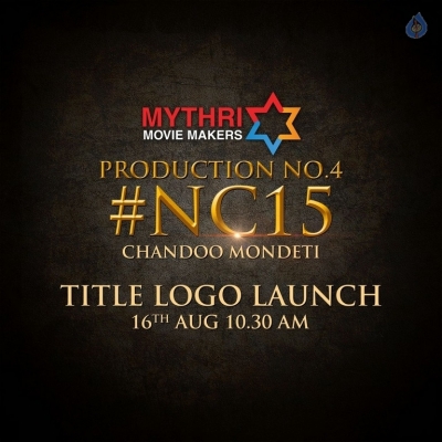 Naga Chaitanya New Movie Title Logo Launch Date Poster - 1 of 1