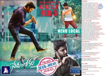 Nenu Local Movie Release Date Poster - 1 of 1