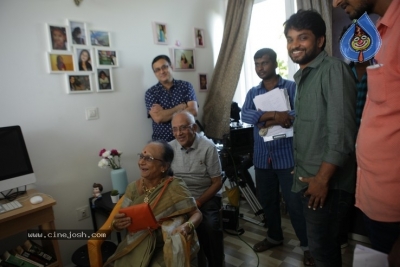 Senior Director Singeetham  At Vallidhari Madhya Movie Sets - 29 of 35