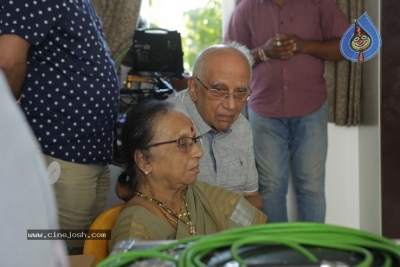 Senior Director Singeetham  At Vallidhari Madhya Movie Sets - 31 of 35