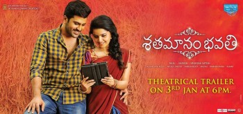 Shatamanam Bhavati Trailer Release Date Poster - 1 of 1