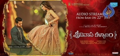 Srinivasa Kalyanam Audio Release Date Posters And Still - 2 of 3