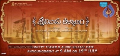 Srinivasa Kalyanam Teaser n Audio Release Dates Poster - 1 of 1