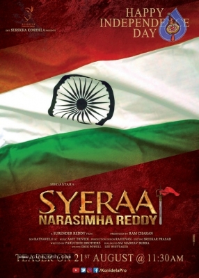 Sye Raa Narasimha Reddy Teaser Release Date Posters - 2 of 2