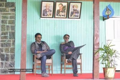 Venky Mama Working Stills - 3 of 5