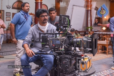 Venky Mama Working Stills - 4 of 4