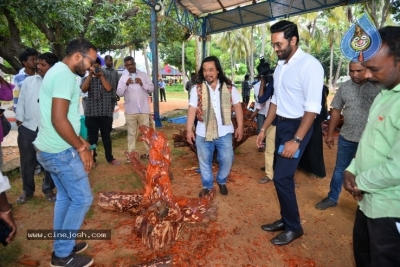 Vishnu Manchu To Host Wood Carving Artists Live Work Jnana In Tirupati - 8 of 17