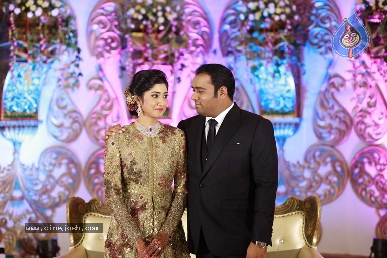 Abinesh Elangovan and Nandhini Wedding Reception - 23 / 42 photos
