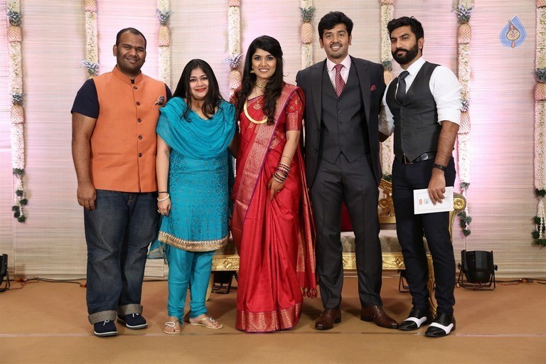 Actor Ashwin and Sonali Wedding Reception - 22 / 42 photos