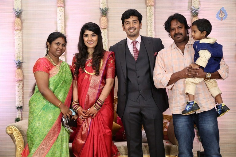 Actor Ashwin and Sonali Wedding Reception - 29 / 42 photos