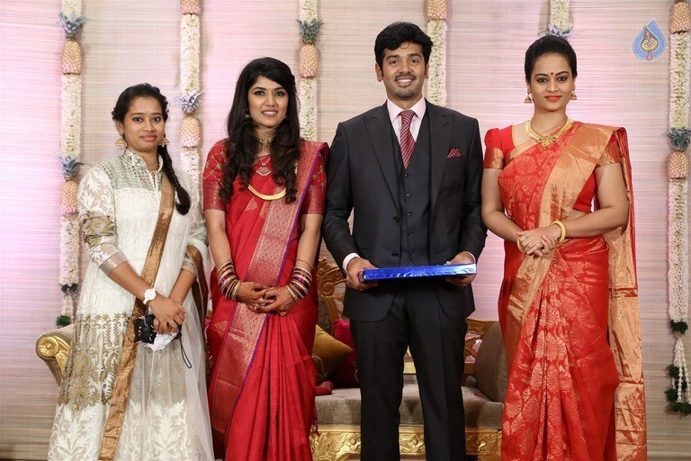 Actor Ashwin and Sonali Wedding Reception - 38 / 42 photos