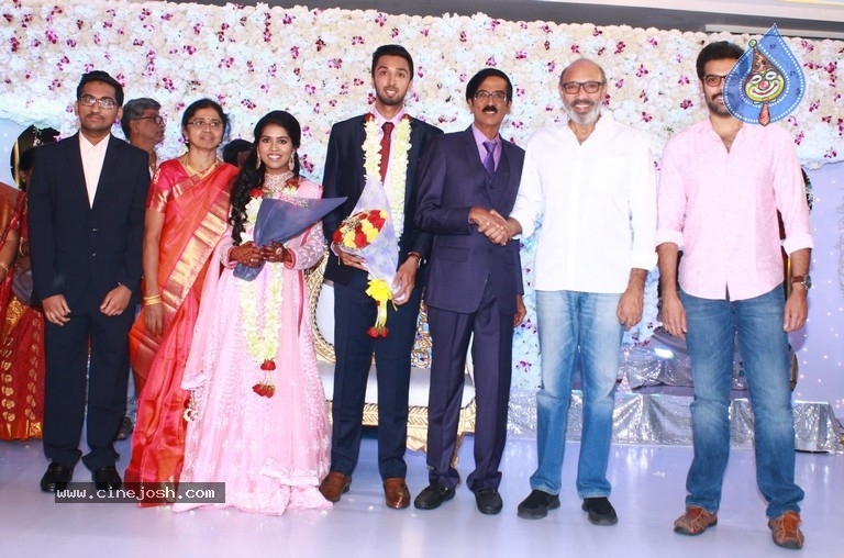 Actor Mano Bala Son Harish-Priya Wedding Reception - 12 / 57 photos