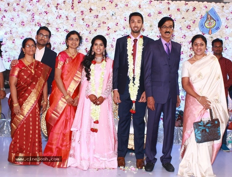 Actor Mano Bala Son Harish-Priya Wedding Reception - 16 / 57 photos