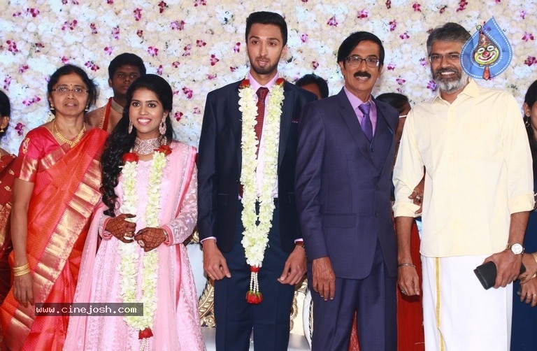 Actor Mano Bala Son Harish-Priya Wedding Reception - 19 / 57 photos