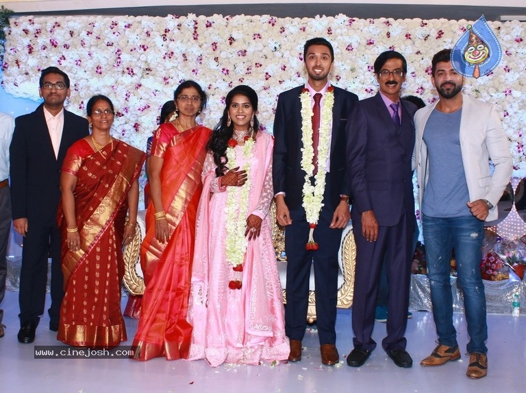 Actor Mano Bala Son Harish-Priya Wedding Reception - 23 / 57 photos